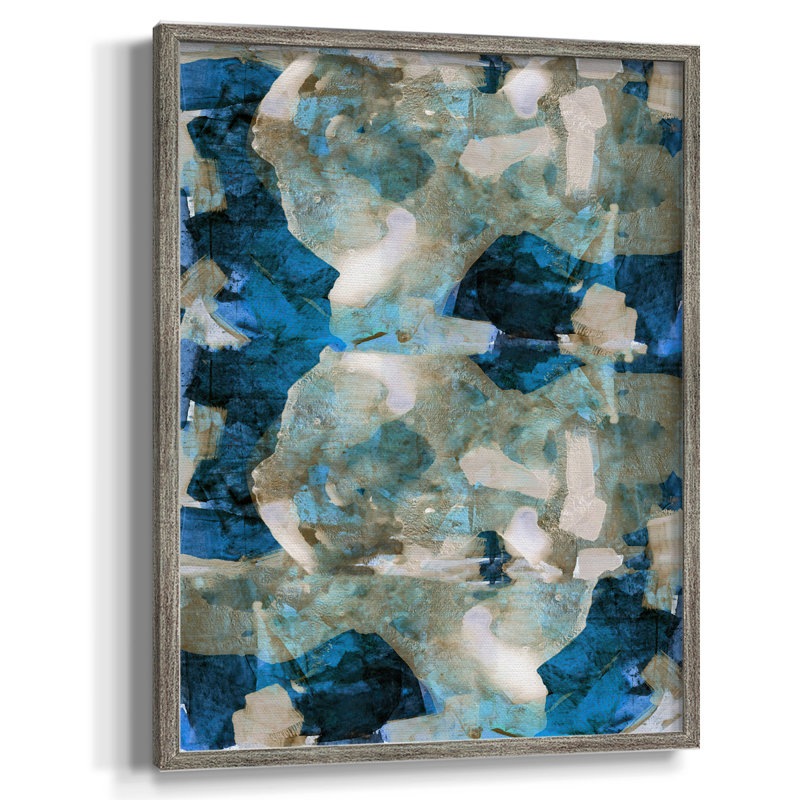 Impasto II Framed Print - Solid Wood, 11" H x 9" W