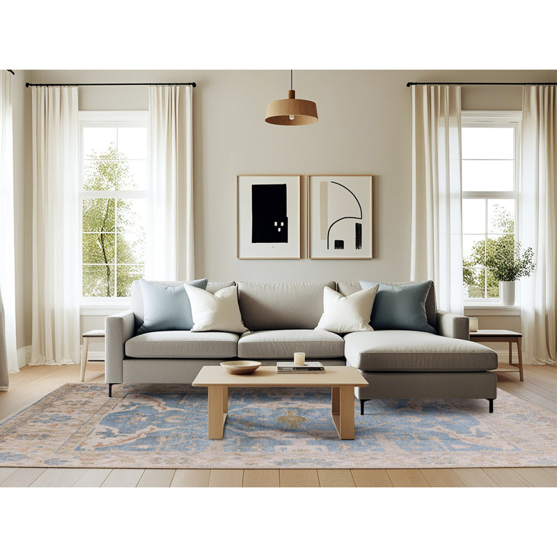 Oriental Indoor Rug, Rectangle 6' x 9'