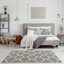 Myshaggy Collection Rugs Trellis Design in Grey-2029947498