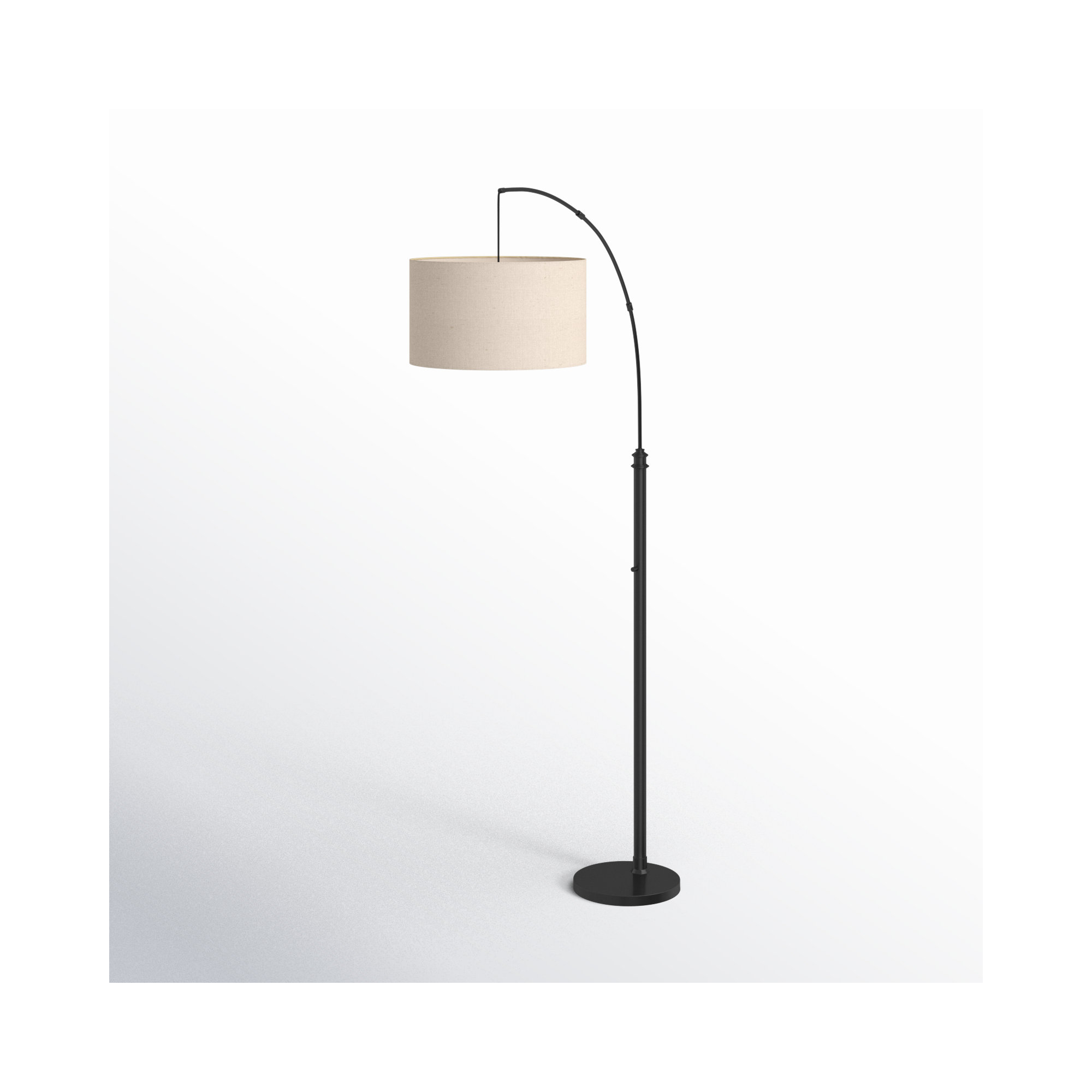 Finley 75.5'' Floor Lamp, Black