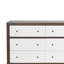 Commode Blythdale avec 6 tiroirs et pieds en bois d'hévéa-92434876