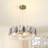 Derrien 6 - Light Dimmable Chandelier