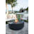 Colosseo / Nimes 56" Outdoor Sandstone Fire Pit 60,000 BTU - Includes Fire Glass, Lid & PVC Cover-88670672-88670671