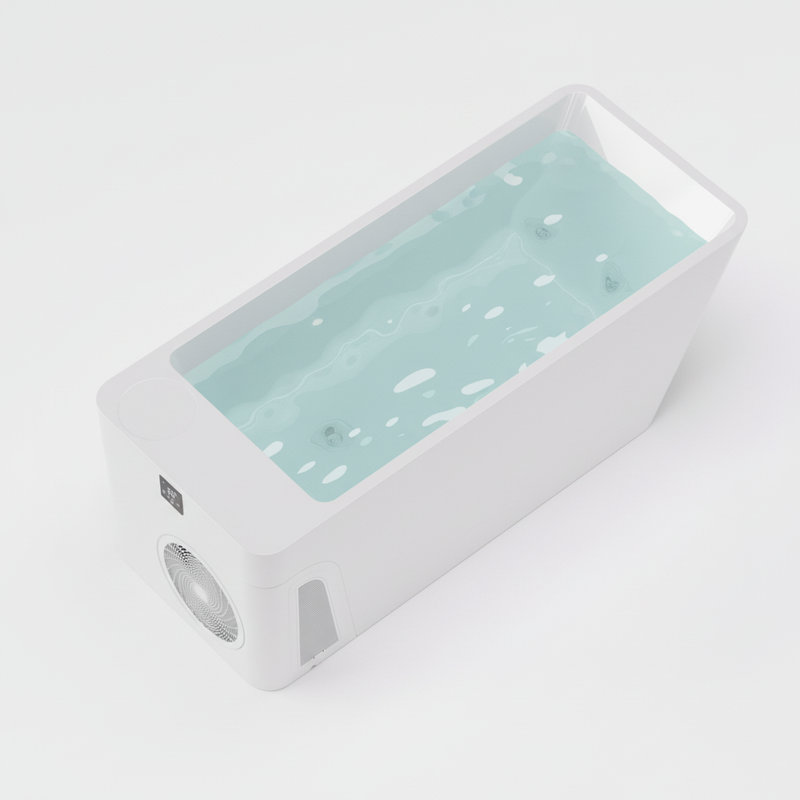 CASAINC All-in-One Ice Bath Cold Bathtub With Built-in Chiller & Heater