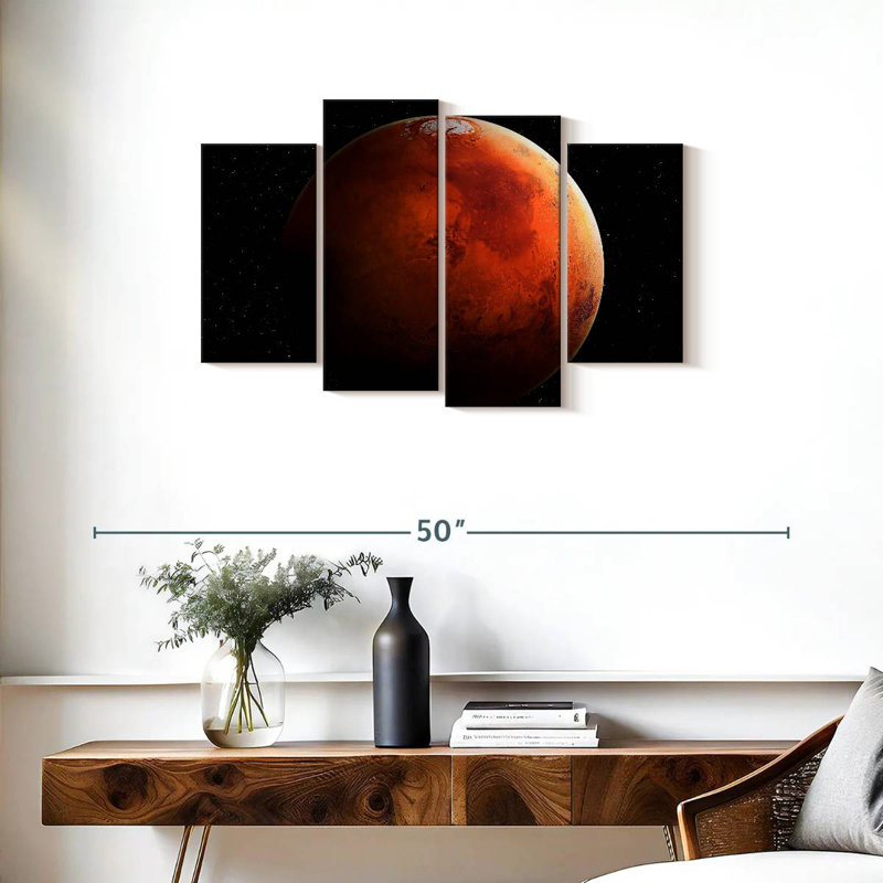 Oberle Fascinating View Of Mars, 22" H x 36" W
