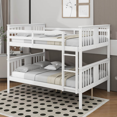 Full Over Full Bunk Bed With Ladder