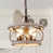 Bronze/Distressed White