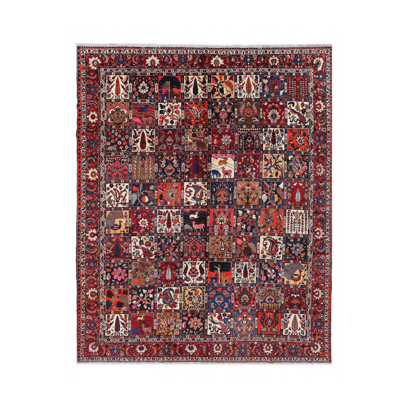 Fine Hand knotted Persian Bakhtiari rug 10'4"X12'9"
