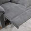Ensemble de conversation inclinable en chenille 2 pièces Niven avec causeuse inclinable manuelle 2 personnes et canapé inclinable manuel 3 personnes