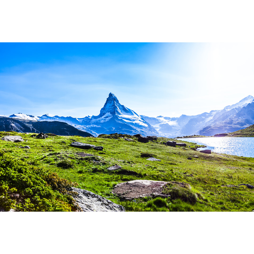 Matterhorn-Landschaft, Schweiz by Lucentius - Druck