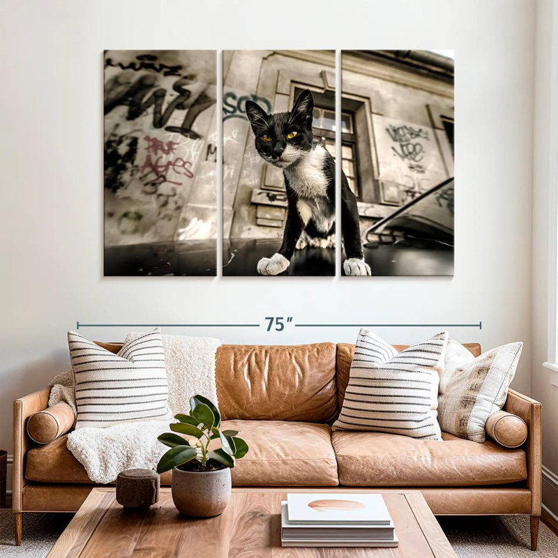Alley Cat, 36" H x 57" W
