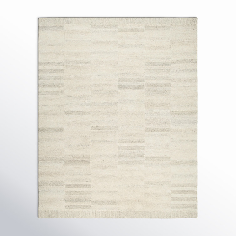 Rectangle Adarian Hand Tufted Wool Area Rug