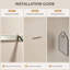 Miroir mural en aluminium à arc festonné et sommet incurvé-133692684
