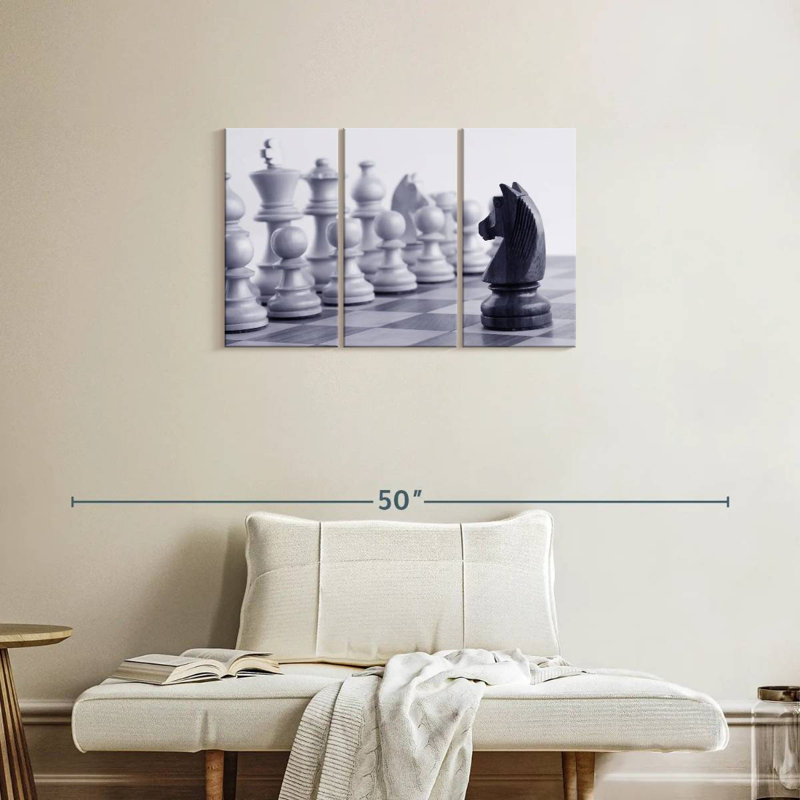 Senne Chess Game Knight, 20" H x 33" W