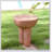 Iris Outdoor Patio Three-Legged Wood-Grain MGO Side Table, Weather-Resistant And Versatile For Indoor And Outdoor Use