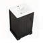 Meuble-lavabo de salle de bain avec lavabo, portes à fermeture douce, support de rangement et tablettes réglables pour une meilleure organisation-1721888712