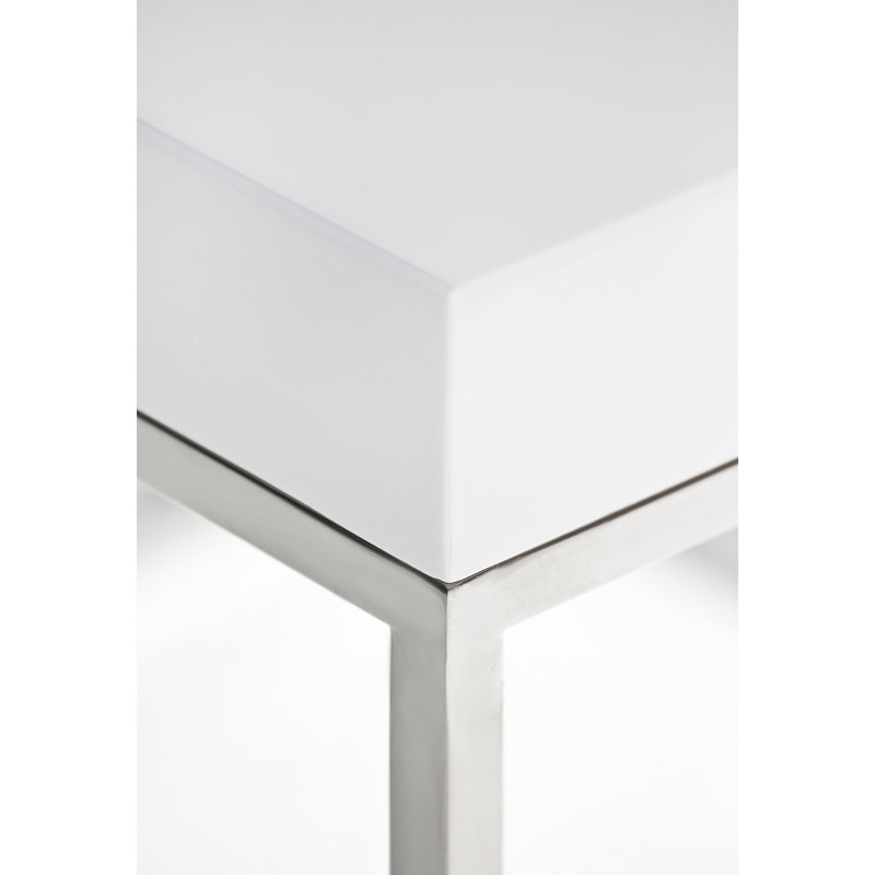 Table de bout Fred Frame, Albâtre