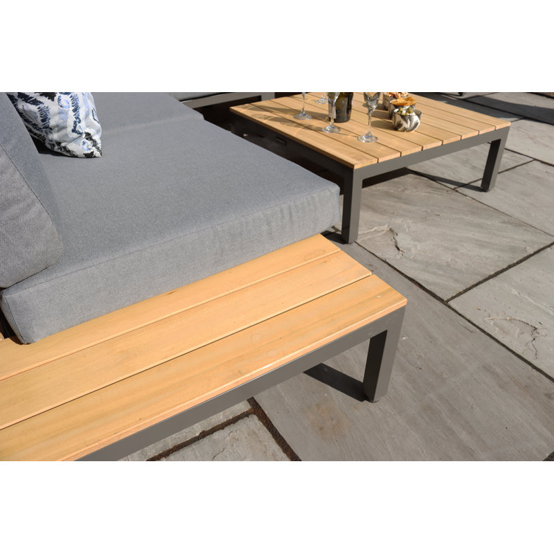 FSC1 ASPEN 6 Seat Modular Set 1 Coffee table, 2x End Pieces, 1x Corner Piece, 1x Middle Chairs
