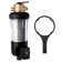 iSpring WSPARJ-BP Whole House Prefilter, Spin-Down Sediment Water Filter with Bypass, Upgraded Clear Housing, Jumbo Size, Flushable and Reusable, Touch-Screen Auto Flushing, 4 Modes