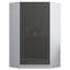 Eva High Gloss 2 Door Corner Wardrobe - H: 180cm x D: 103cm x W: 103cm -27474047