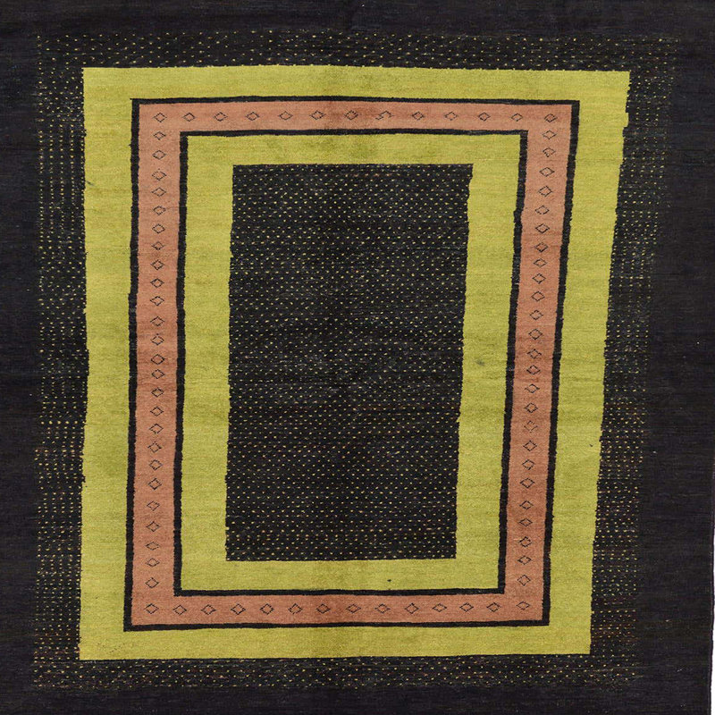 Abstract Indoor Rug, Square 6'