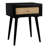 Solid Wood End Table with Storage-1695184982
