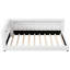 Lit plateforme simple tapissier XL avec ports USB et bande lumineuse à DEL, chambre à coucher moderne, blanc-771388719-771388718