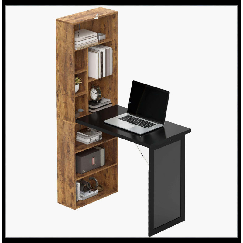 Bureau d'ordinateur, bureau de bureau convertible pliable