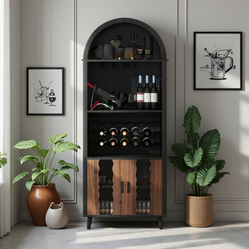 Armoire à vin 71 po Farmhouse