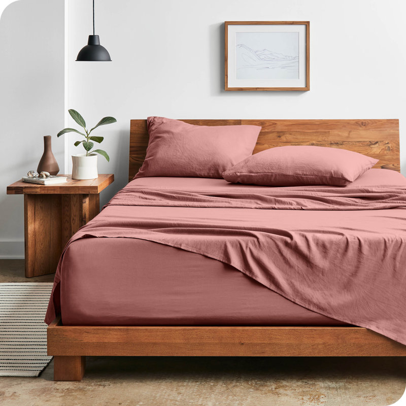 Dusty Rose Twin XL Ultra-Soft Microfiber Sheet Set
