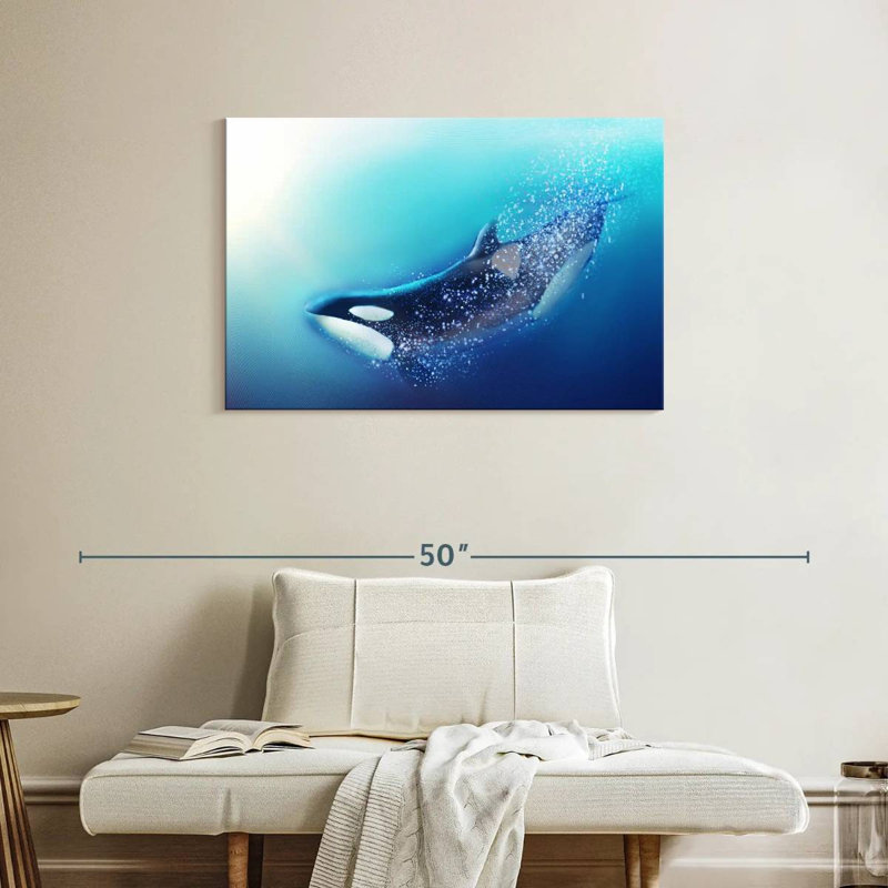 Brampt Underwater Orca, 24" H x 36" W