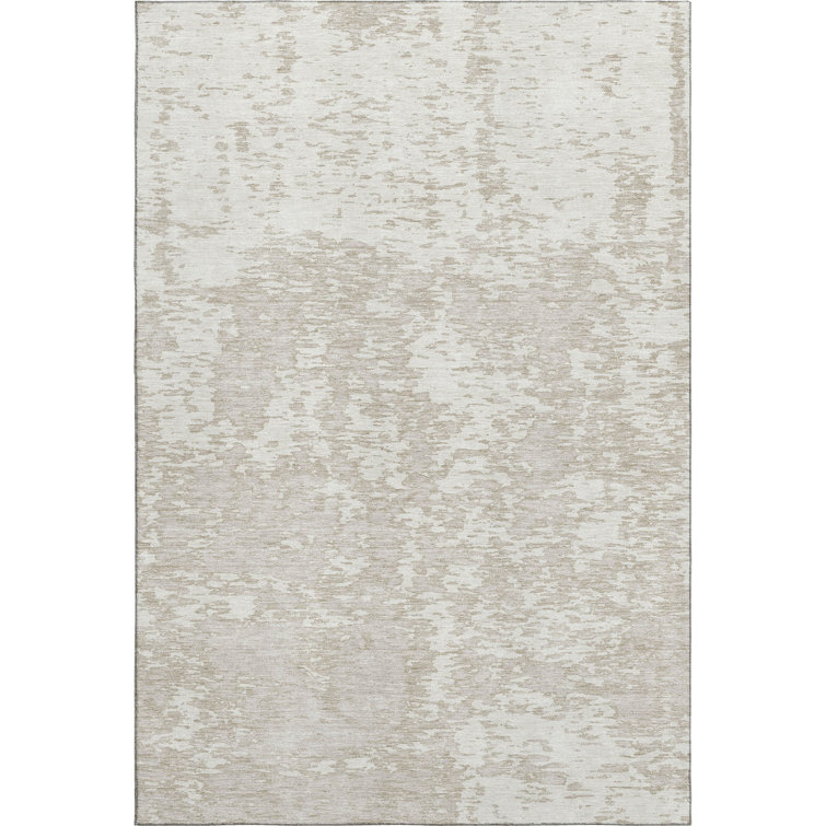 Premium Machine Washable Prisco Ivory Rug