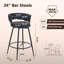 Tabouret de comptoir pivotant rembourré-1641284348-1611122030