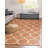 Durrant Orange Hand Knotted Beige Transitional Trellis Handmade Polyester Area Rug-48158872