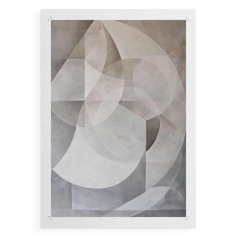Série ABSTRACT XXXIX - Impression sur toile seulement - NON-CADRE, H 48 po x l 32 po