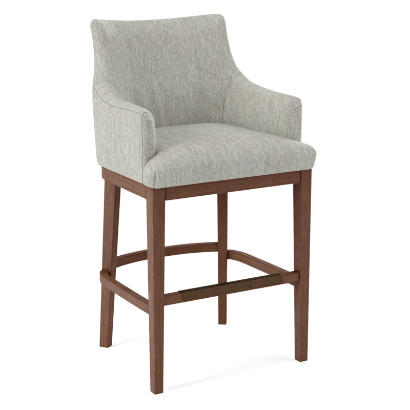 Upholstered Stool, 61481-73, White