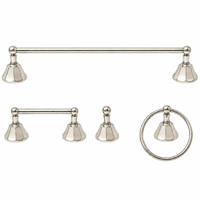 Mississippi 4-Piece Bathroom Accessory Hardware Set P4BMIS18