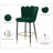Sonette Upholstered Counter Stool with Metal Frame-1080848064