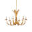 Bette 6 - Light Wrought Iron Dimmable Classic / Traditional Chandelier