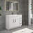 42'' Single Bathroom Vanity with Acrylic Top-67996100