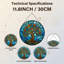 Panneau de vitrail 12 "H Tree Of Life-542172924