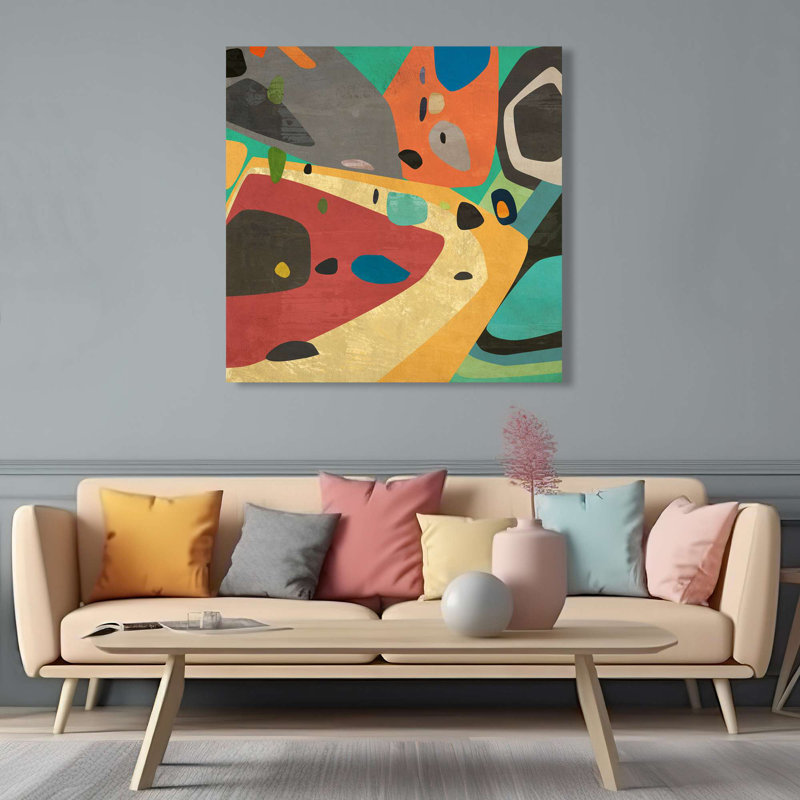 Party Like Crazy I by Alex Ingalls - Wrapped Canvas Print, 70cm H x 70cm W x 4cm D