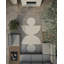 Tapis intérieur / extérieur gris Aseelah Vines-86803389