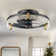 Kordae Flush Mount Dimmable Ceiling Fan with LED Lights