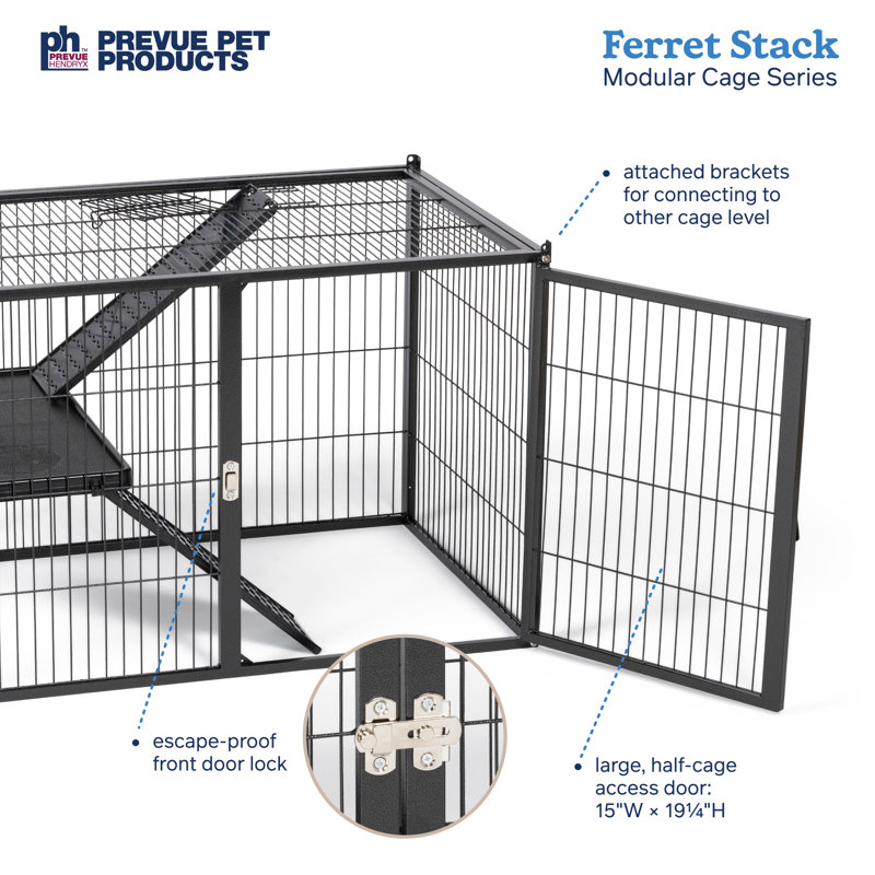 Piles de furets modulaires Prevue Pet Products, H 20 po x l 20 po x L 31 po