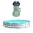 Steel Round Frame Set Pool 30'' H x 144'' W x 144'' L , with Pump Included