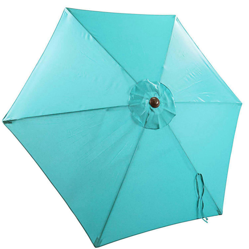 Parasol de marché 7 pi 6 po Swinsley, Bleu