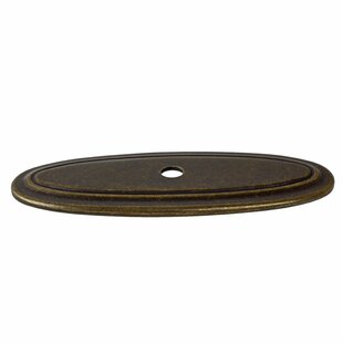 Hardware Resources WB150-AB Cabinet Knob Backplate - Brushed