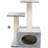 TRIXIE Valencia 28" Cat Tree, 3-Level Cat Tower, Sisal Scratching Posts, Plush Condo and Platforms, Dangling Cat Toy
