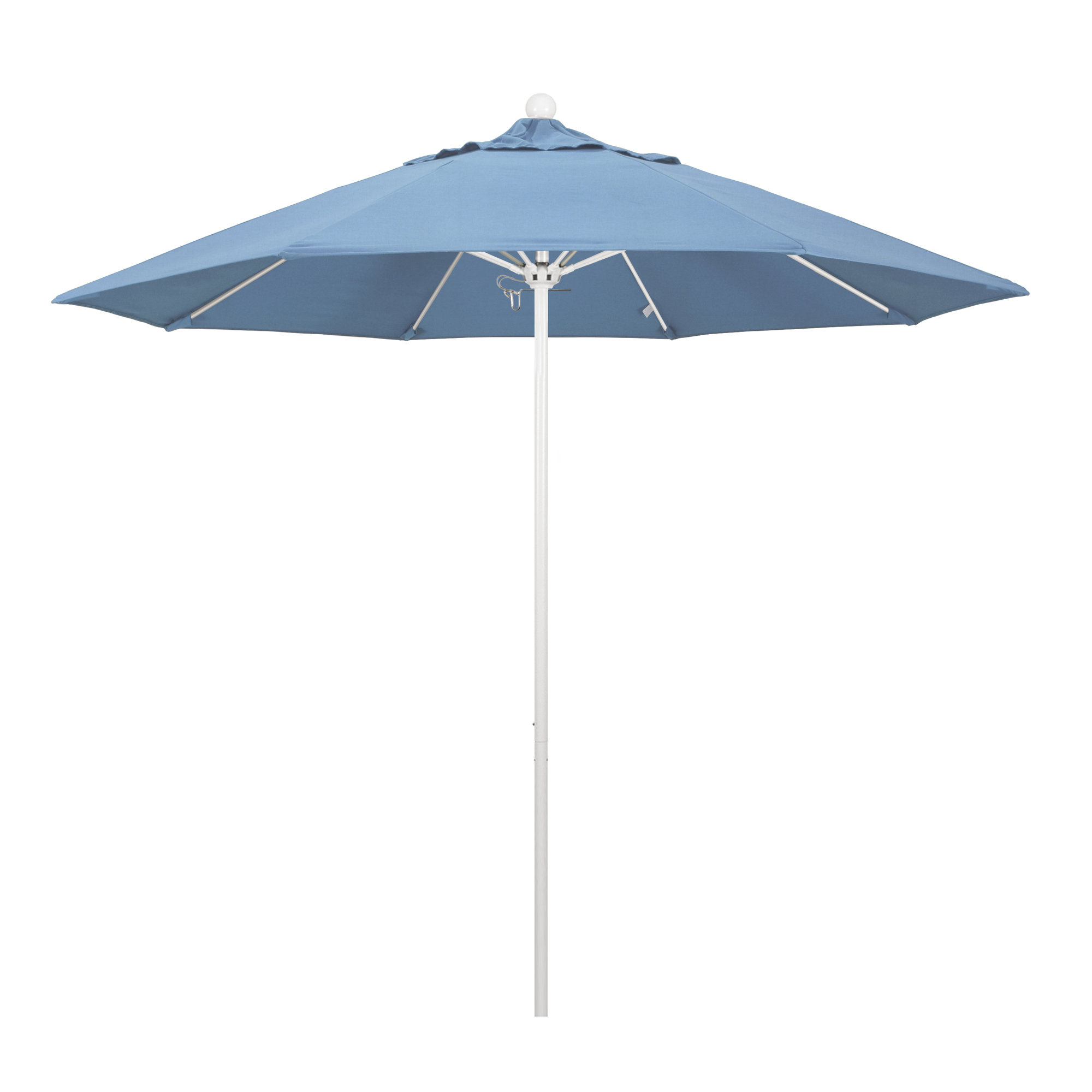 Hibo 108'' Sunbrella® Outdoor Umbrella, Canvas Air Blue Sunbrella® Canvas